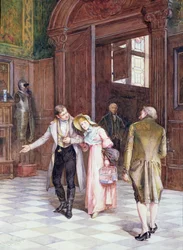 Über die Schwelle treten, die neue Braut, 1886